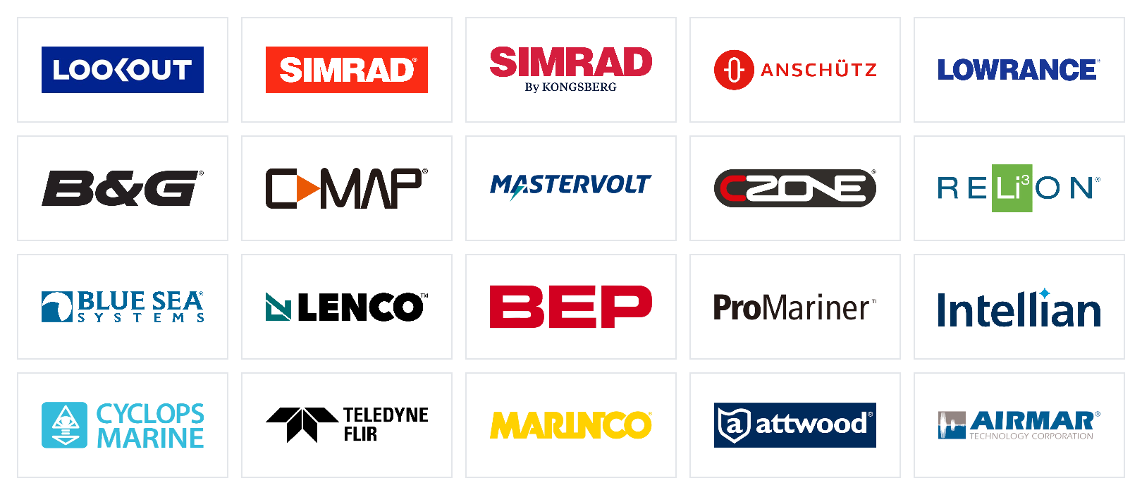 Bosphorus Boat Show 2027 PROMAR standındaki markalar
